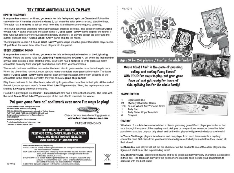 Techno Source 4010 User manual