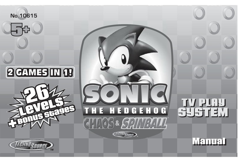 Techno Source Sonic The Hedgehog Chaos & Spinball 10615 User manual