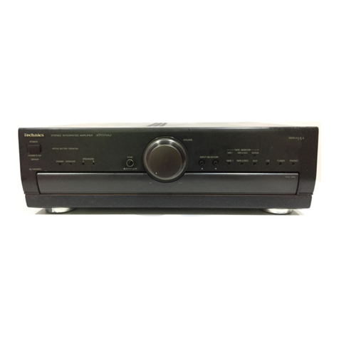 Technics SU-A900 operating instructions