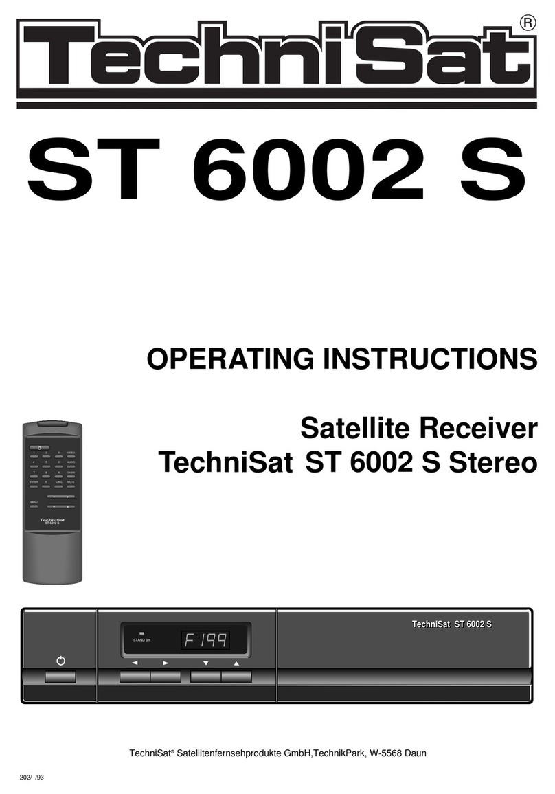 TechniSat ST 6002 S User manual