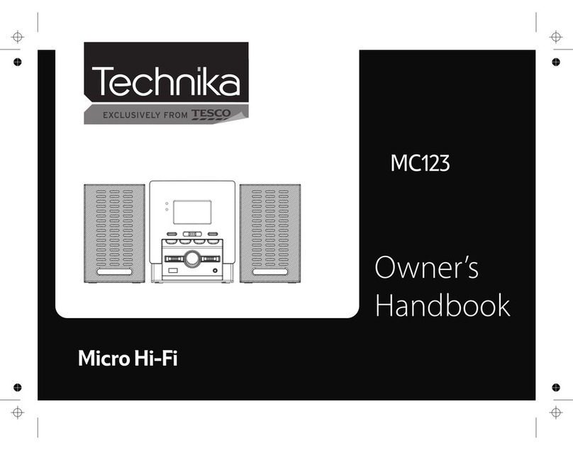 Technika MC123 Owner's handbook