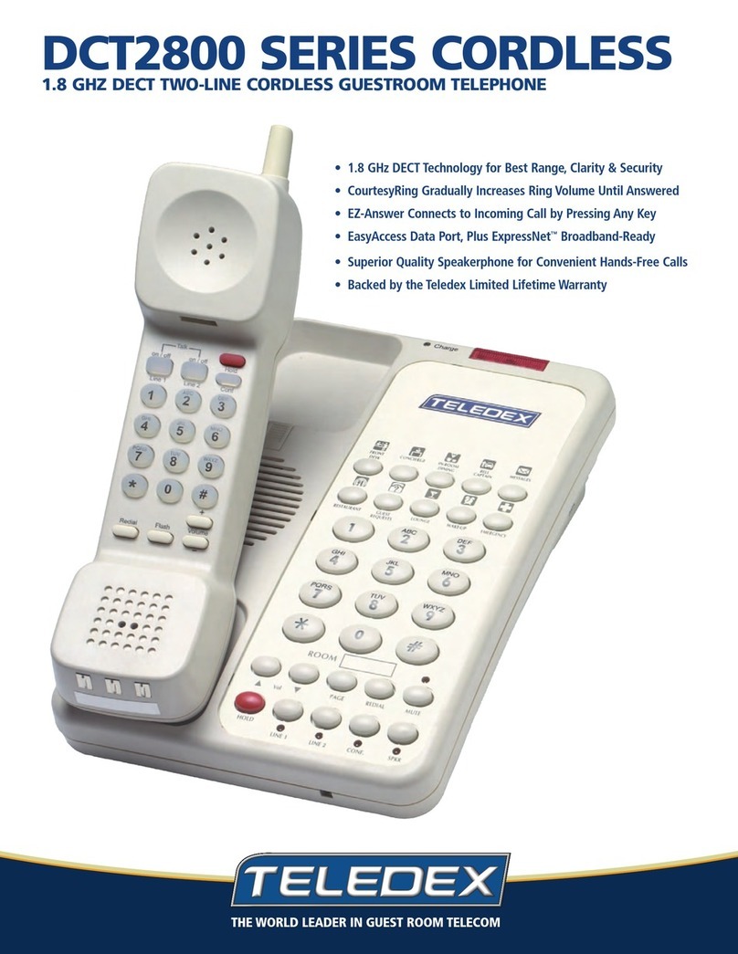 Teledex DCT2800 Series User manual