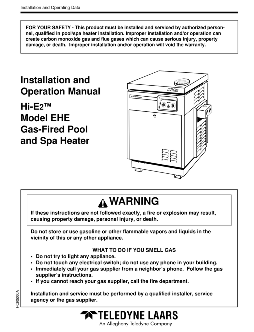 Teledyne EHE Installation and operation manual