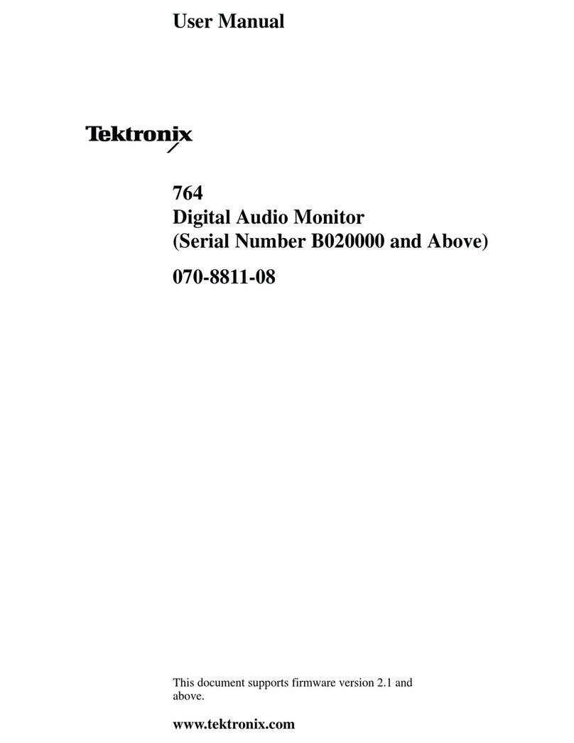 Tektronix 070-8811-08 user manual