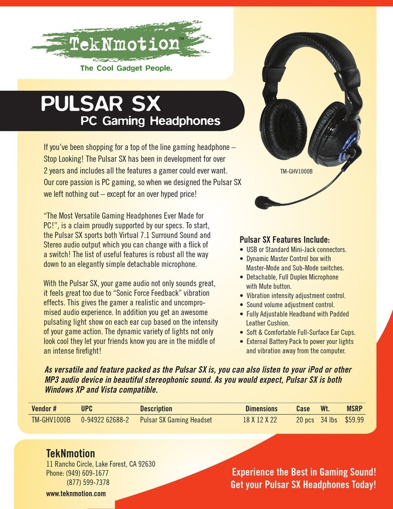 TekNmotion Pulsar SX datasheet