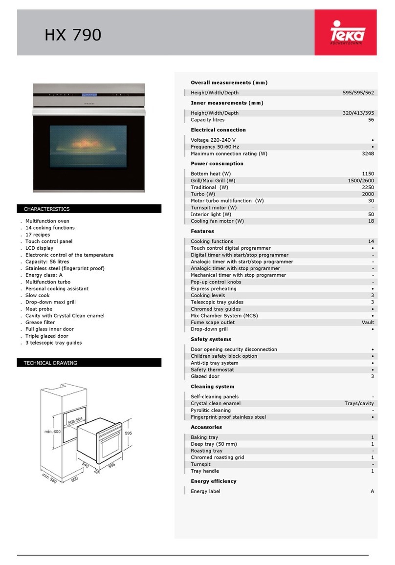 Teka HX 790 User manual