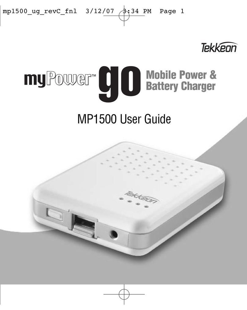 Tekkeon MP1500 User manual