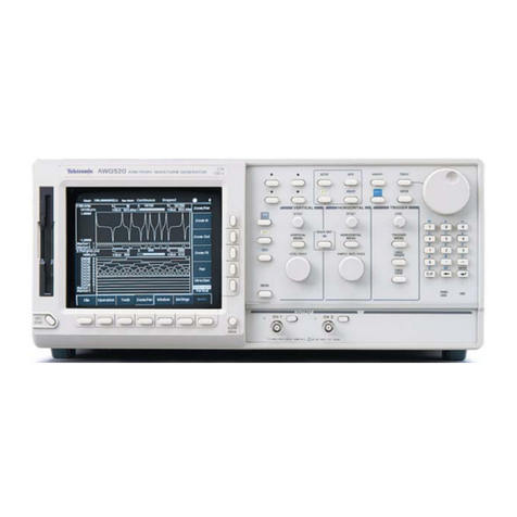Tektronix AWG520 User manual Tektronix AWG520 User manual