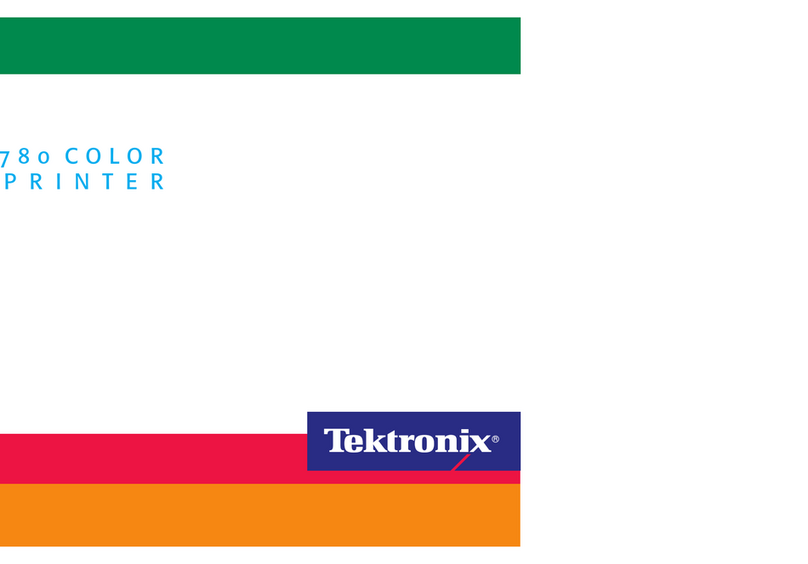 Tektronix Phaser 780 Color User manual