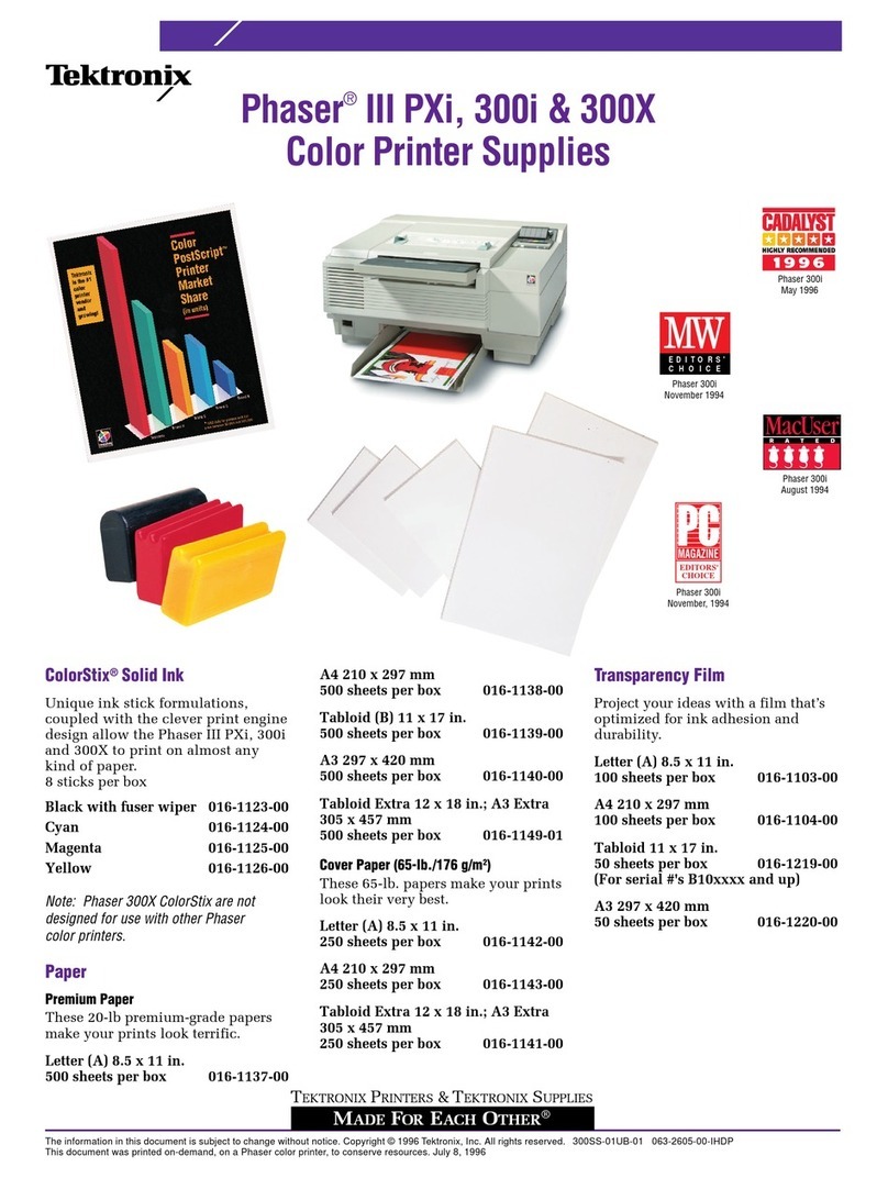 Tektronix Phaser 300i brochure