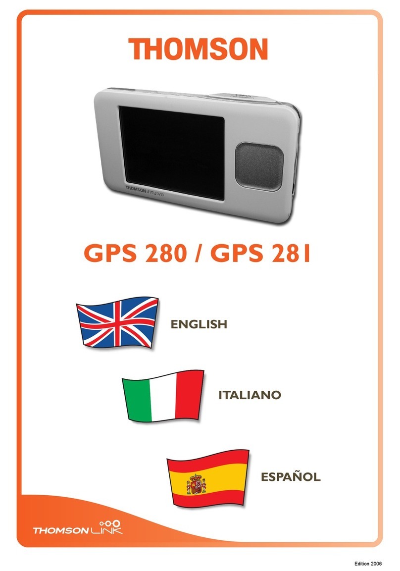 THOMSON GPS 281 owner's manual