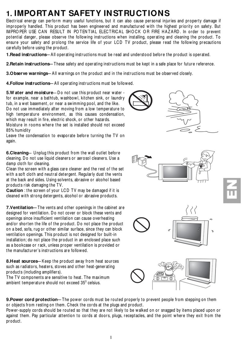 THOMSON 30L03B User manual