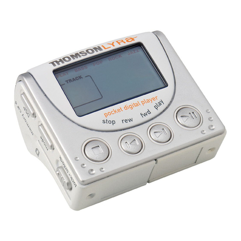 THOMSON Lyra PDP2222 user manual