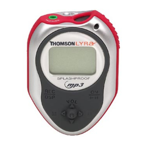 THOMSON Lyra PDP2656S user manual