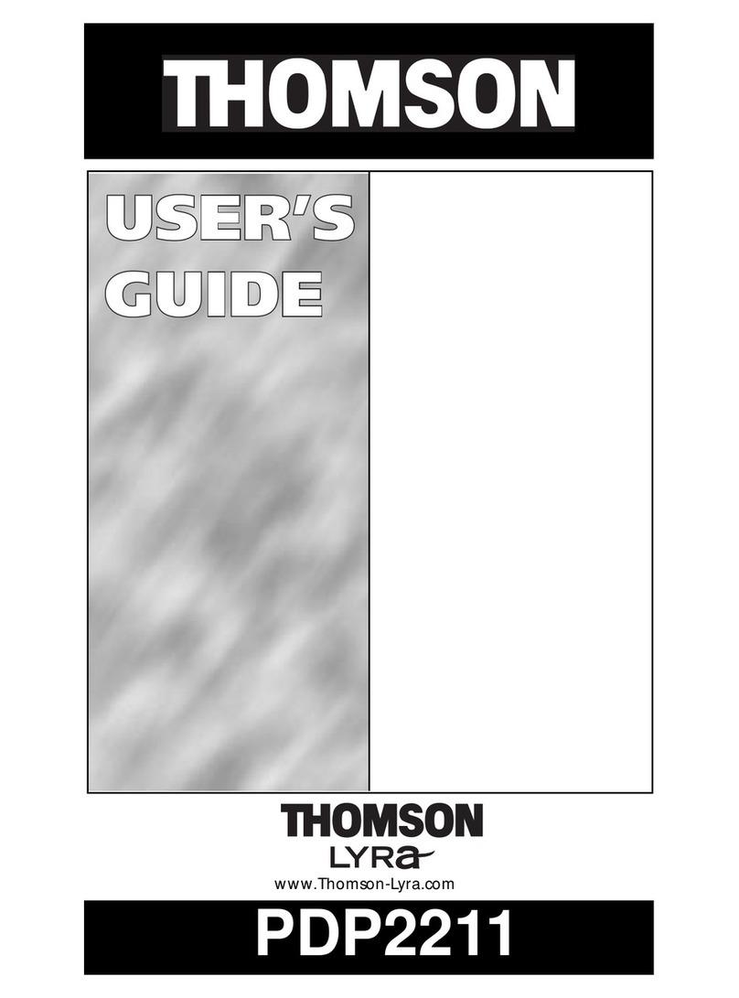 THOMSON Lyra PDP2211 user guide