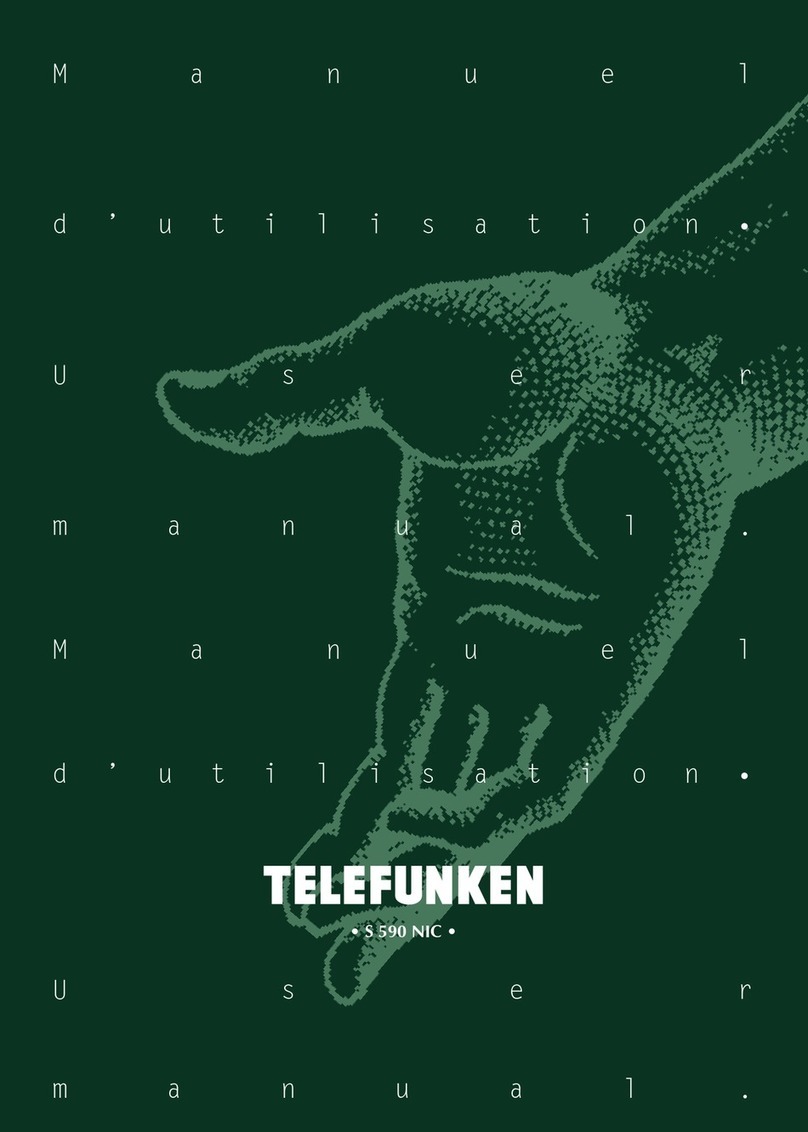 Telefunken S590NIC User manual