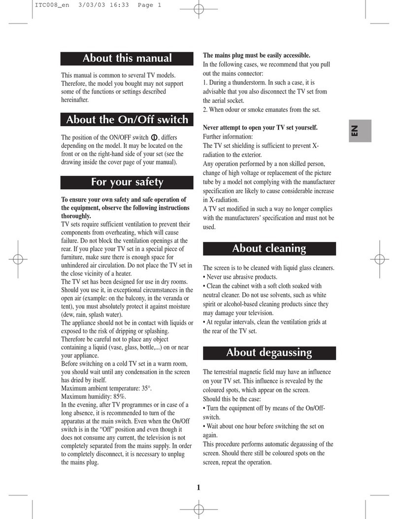 THOMSON ITC008 owner's manual