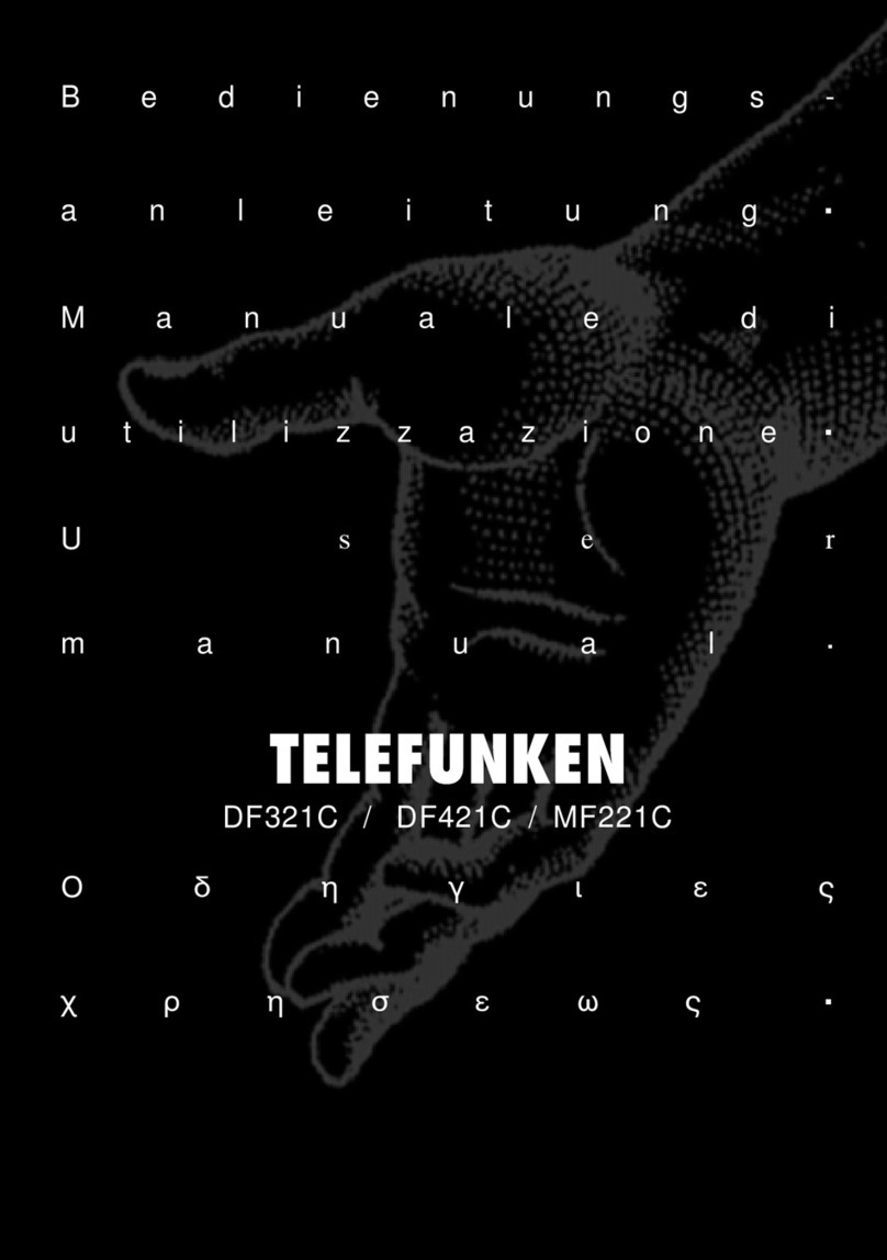 Telefunken DF321C User manual