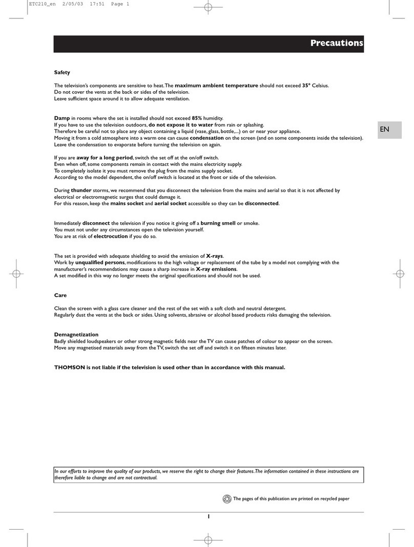 THOMSON ETC210 User manual