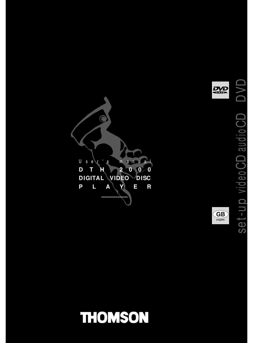 THOMSON DTH 2000 User manual