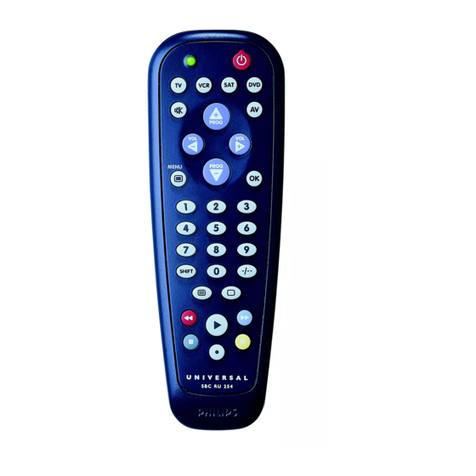 Philips Universal SBC RU 254 User manual