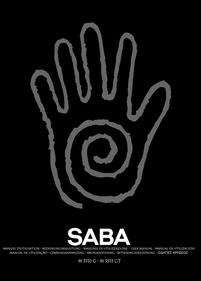 Saba M 5110 G User manual