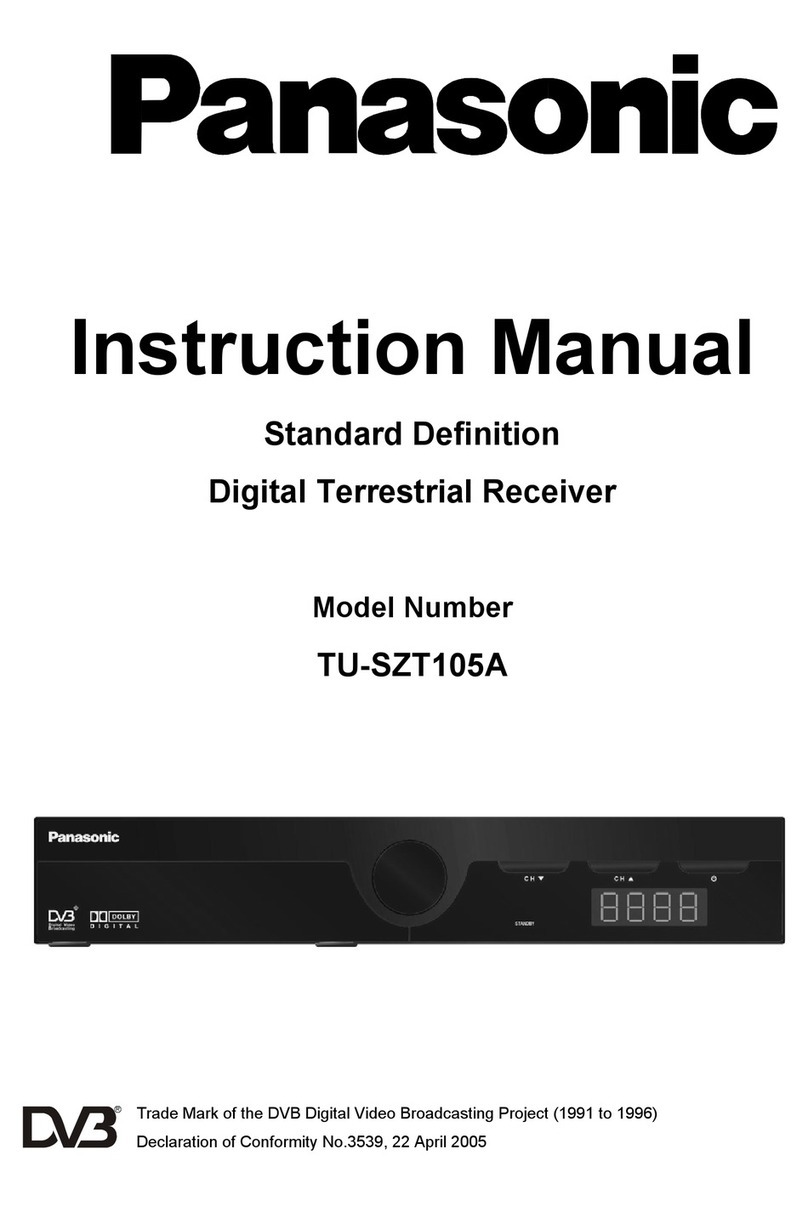 Panasonic TU-SZT105A instruction manual