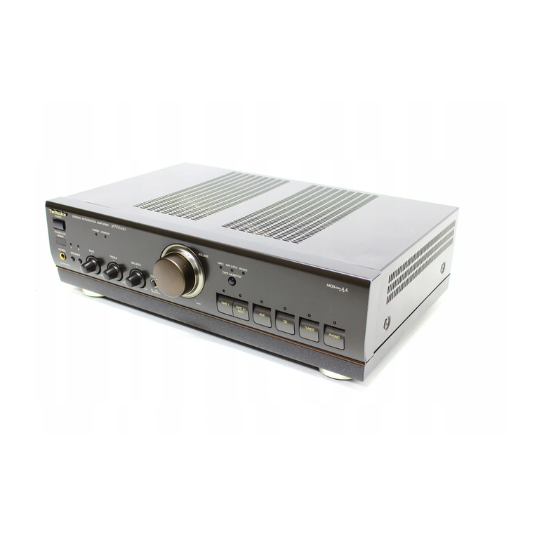 Technics SU-A600 User manual