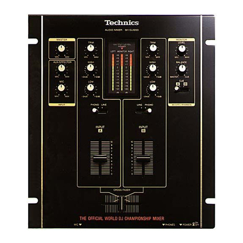 Technics SH-DJ1200 operating instructions