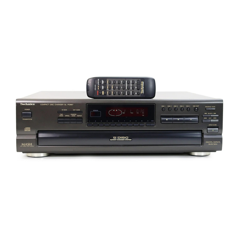 Technics sl-pd887 User manual