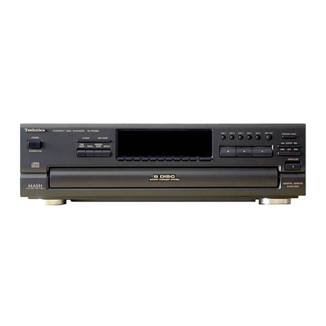 Technics SL-PD888 User manual Technics SL-PD888 User manual