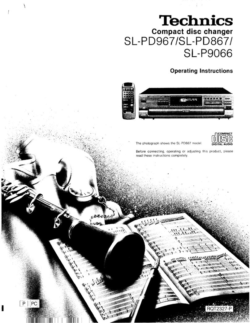 Technics SL-P9066 User manual