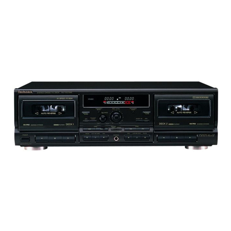 Technics RS-TR575M2 User manual