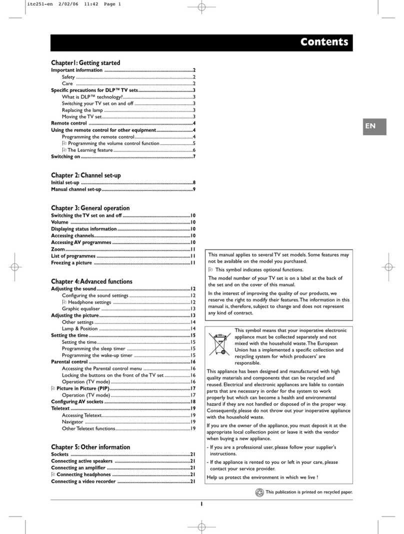 THOMSON ITC251 owner's manual