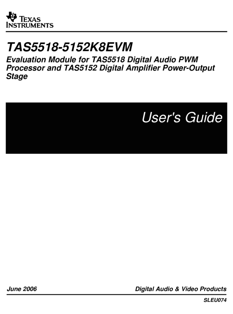 Texas Instruments TAS5518 User manual