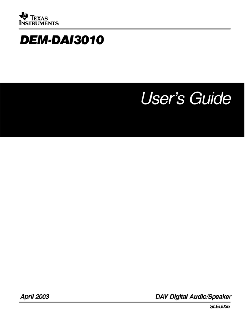 Texas Instruments DEM-DAI3010 user guide
