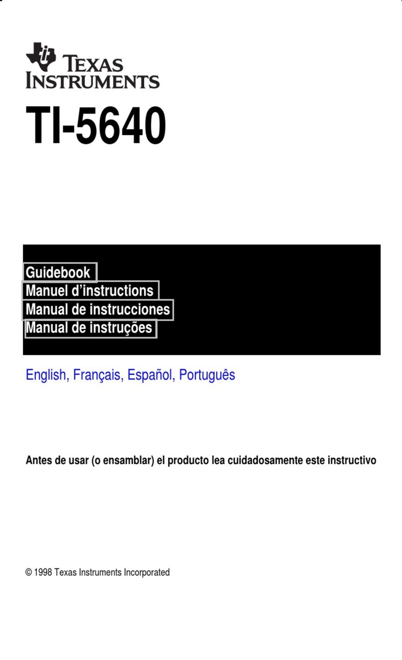 Texas Instruments TI-5640 Manual