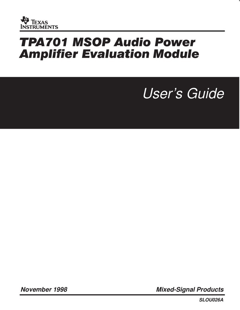 Texas Instruments TPA701 User manual