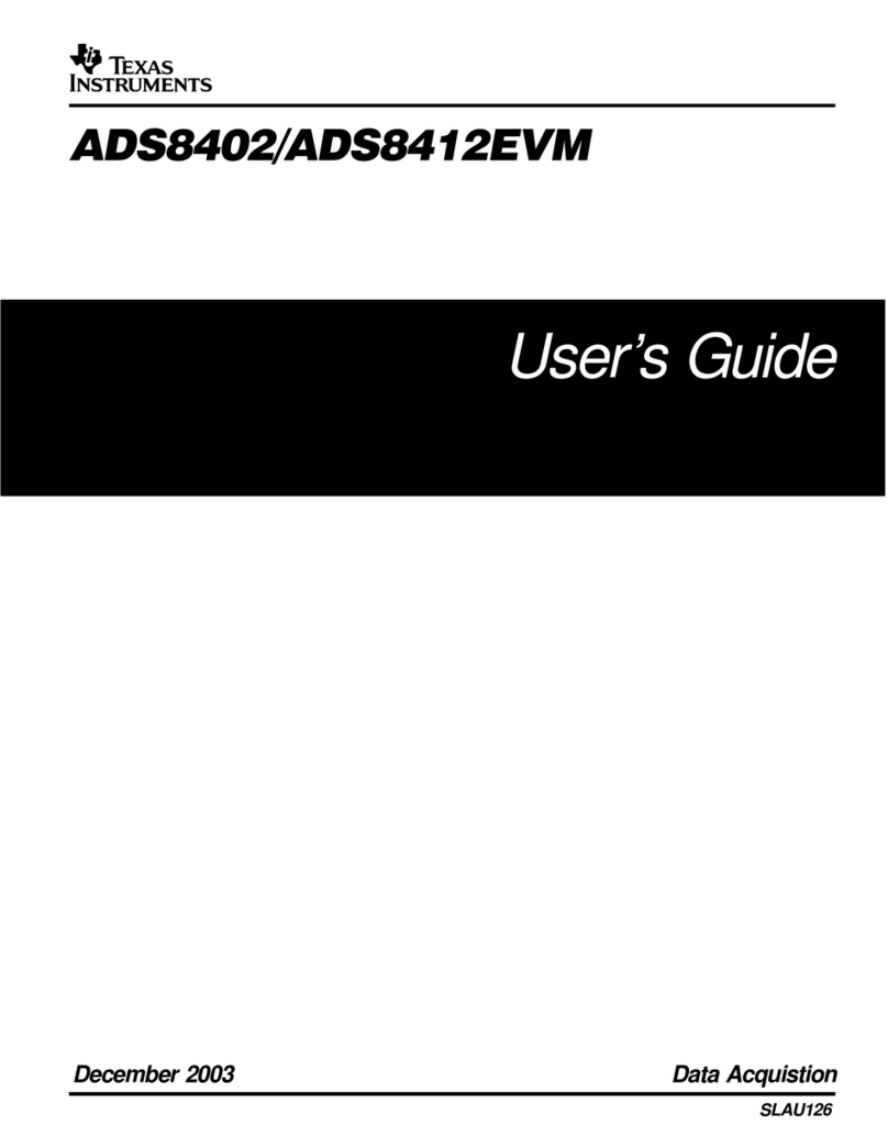 Texas Instruments ADS8402 User manual