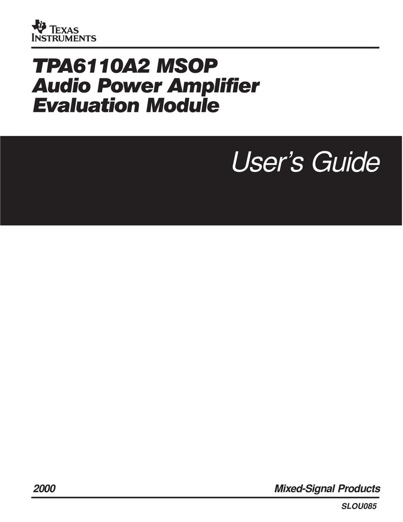 Texas Instruments TPA6110A2 MSOP User manual