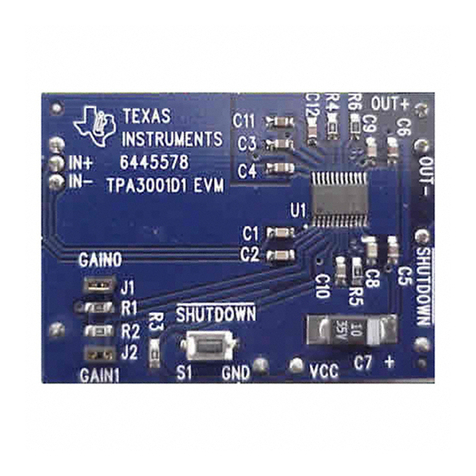 Texas Instruments TPA3001D1EVM User manual