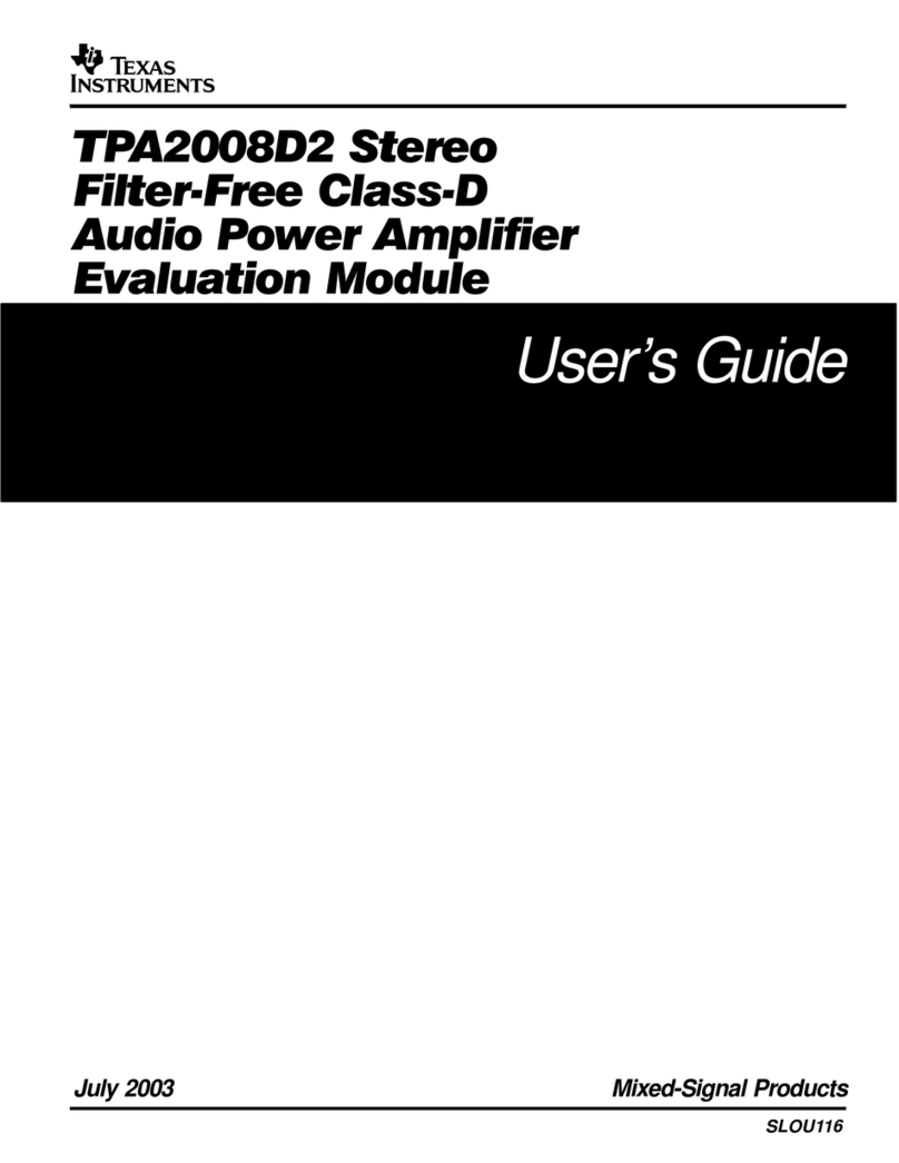 Texas Instruments TPA2008D2 User manual