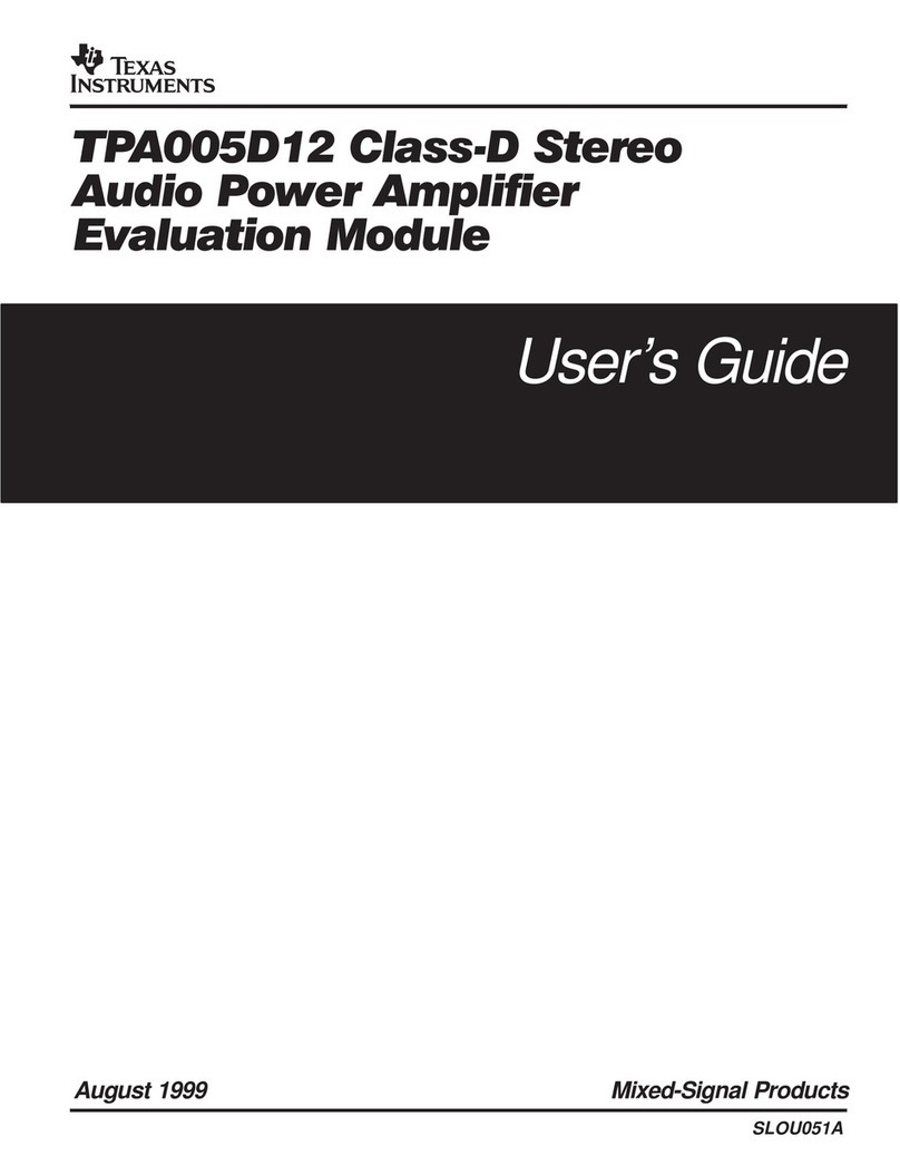 Texas Instruments TPA005D12 user guide