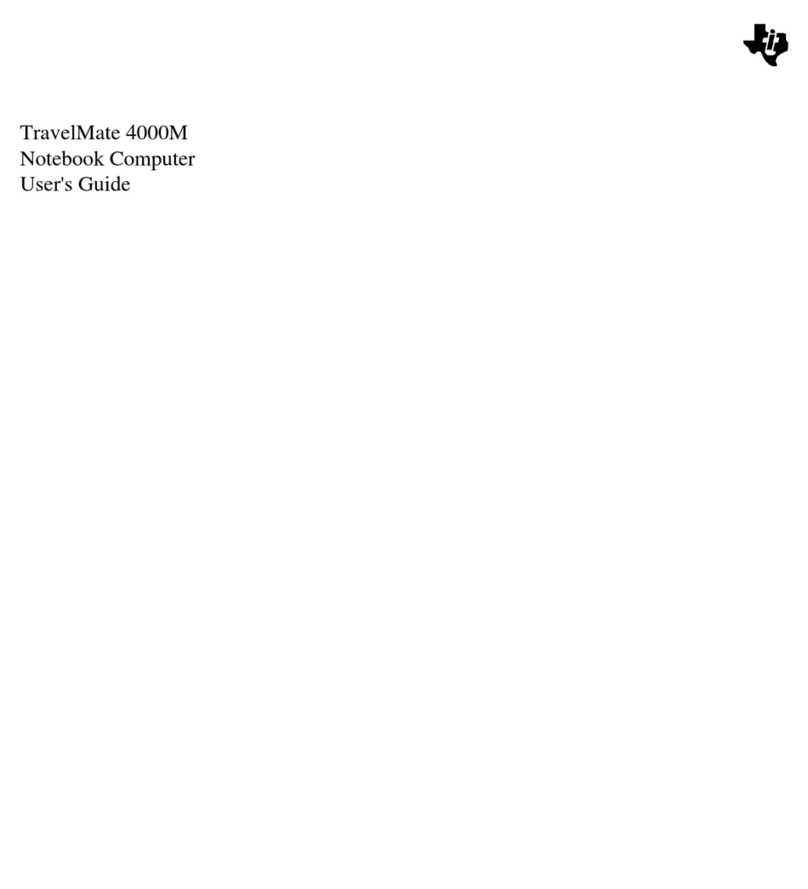 Texas Instruments TravelMate 4000M User manual