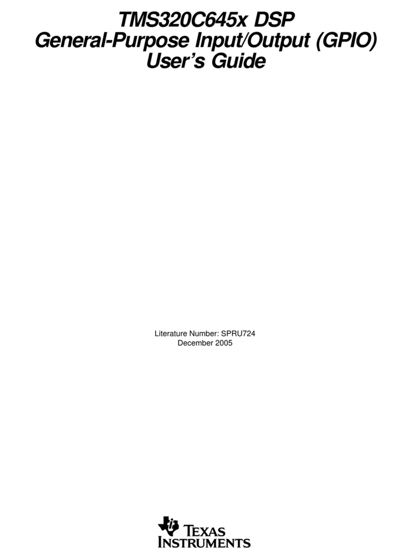 Texas Instruments TMS320C645X User manual