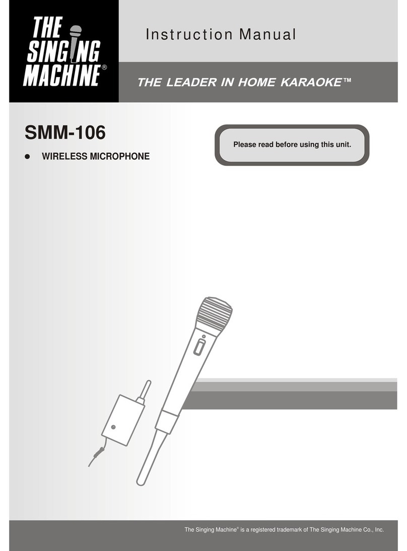 The Singing Machine SMM-106 instruction manual
