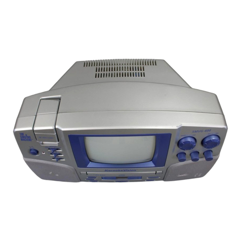 The Singing Machine SMVG-600 User manual
