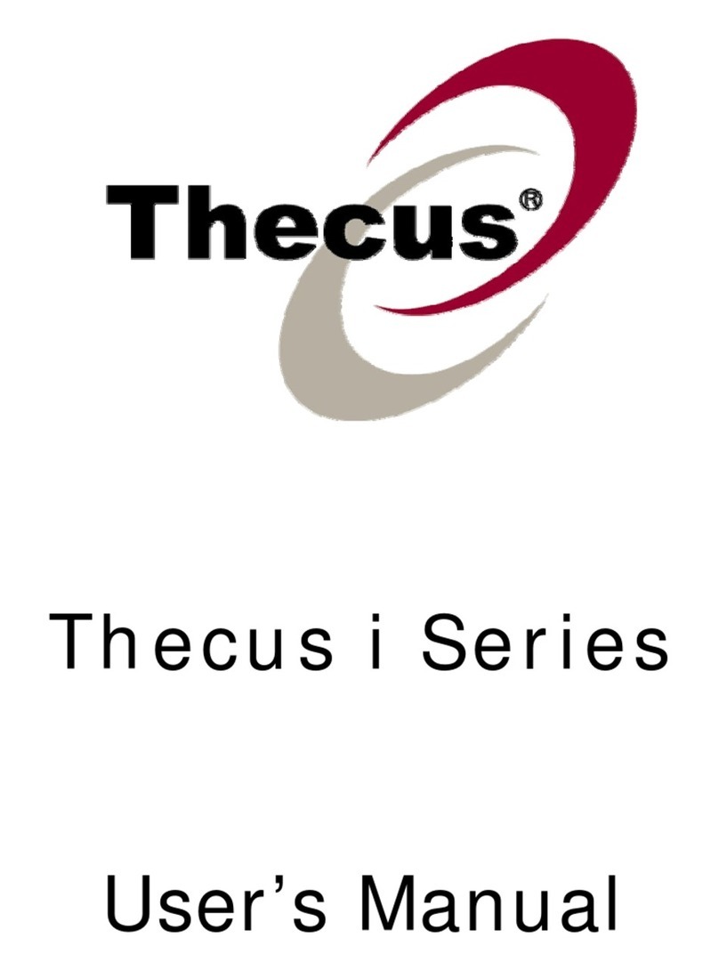 Thecus i Series user manual Thecus i Series user manual