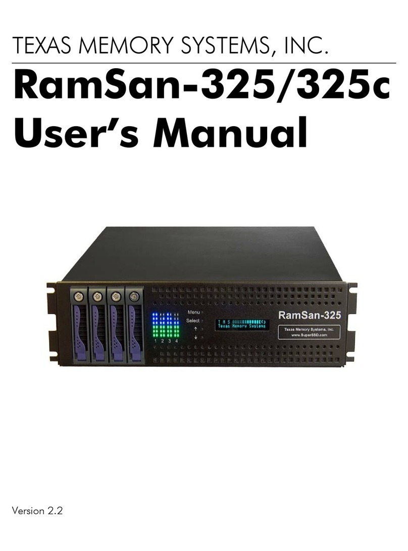 Texas Memory Systems RamSan-325/325c user manual Texas Memory Systems RamSan-325/325c user manual