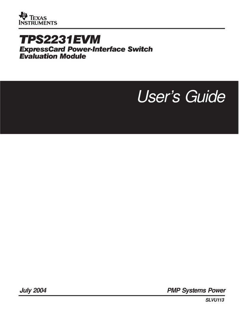 Texas Instruments TPS2231EVM User manual